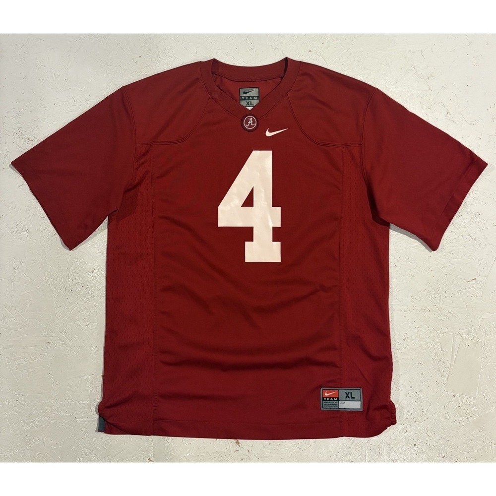 NIKE Team #4 TJ Yeldon Youth XL Alabama Crimson Tide Jersey SEC Football